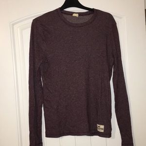Sm Hollister thin burgundy sweater